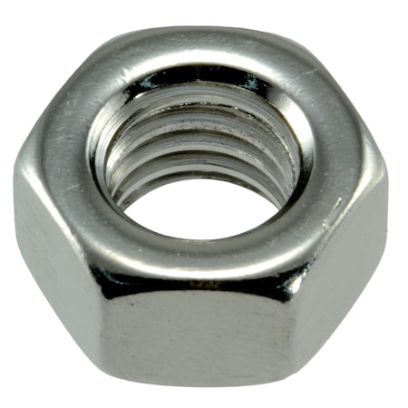 Hex Nut, 7/16-14, 18-8 Stainless Steel, Not Graded, Plain, 5 PK